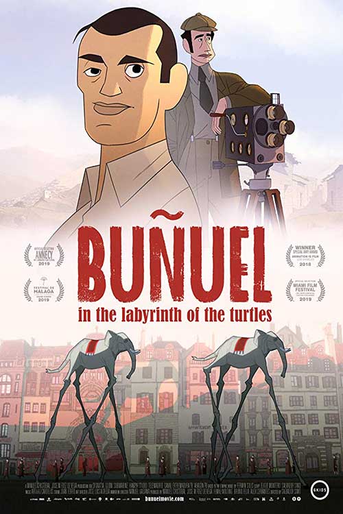 Filmaffisch för Buñuel i Labyrinten av Sköldpaddor (2019)