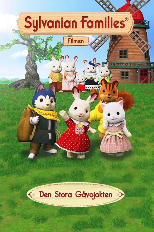 Filmaffisch för Sylvanian Families-filmen - den stora gåvojakten (2023)