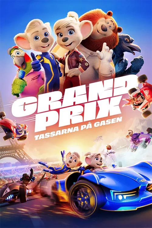 Filmaffisch för Grand Prix - tassarna på gasen (2025)